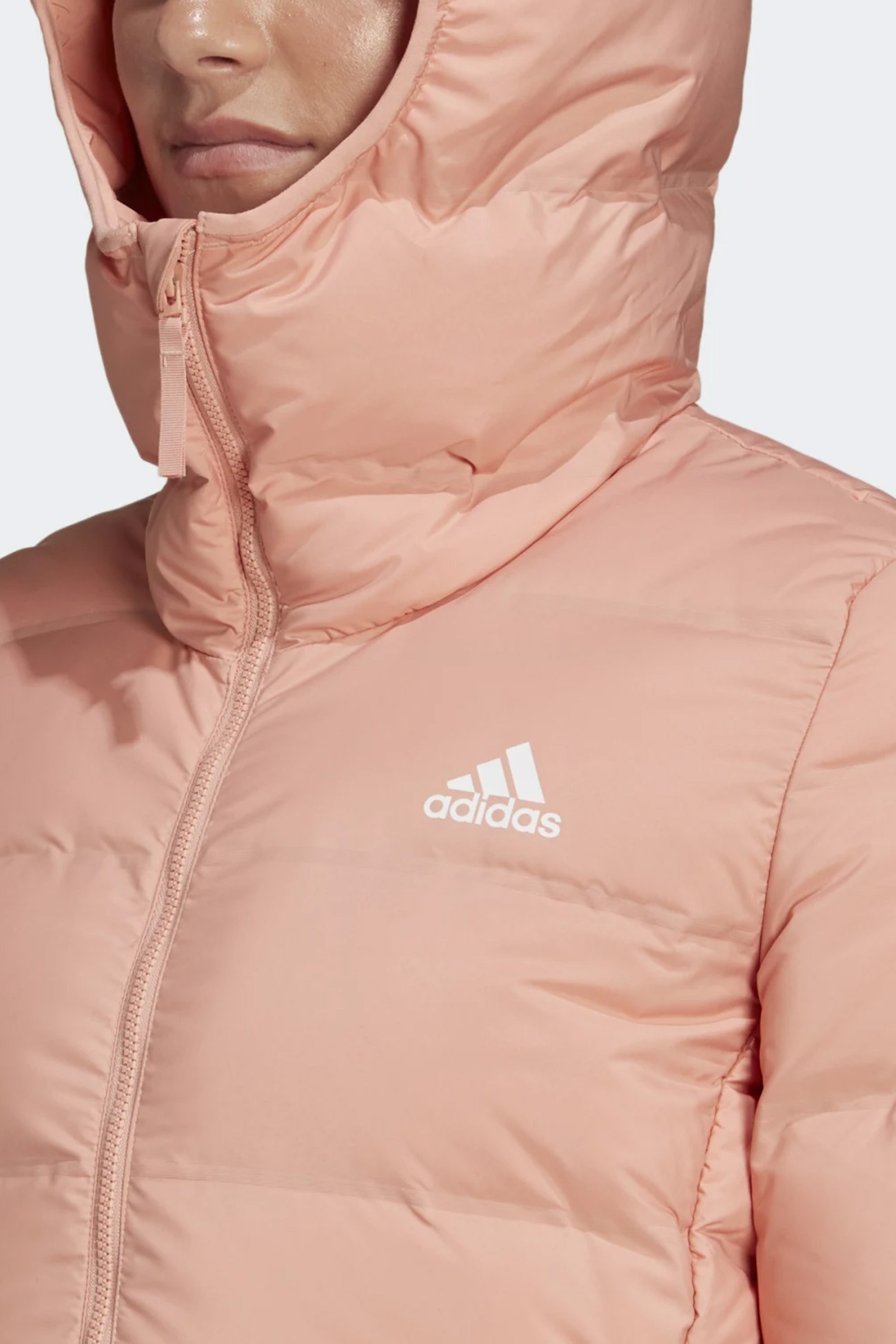 Жіночий пуховик Adidas W Helionic Ho J рожевий GT9201  изображение 4