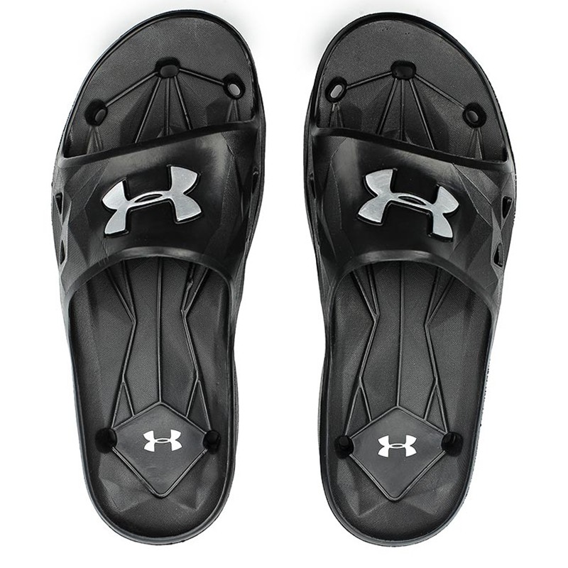 Шлепанцы мужские Under Armour Locker III Slides черные 1287325-001 — фото 2