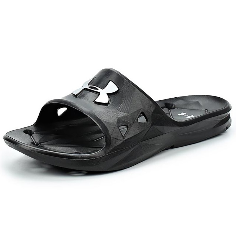 Шлепанцы мужские Under Armour Locker III Slides черные 1287325-001 изображение 4