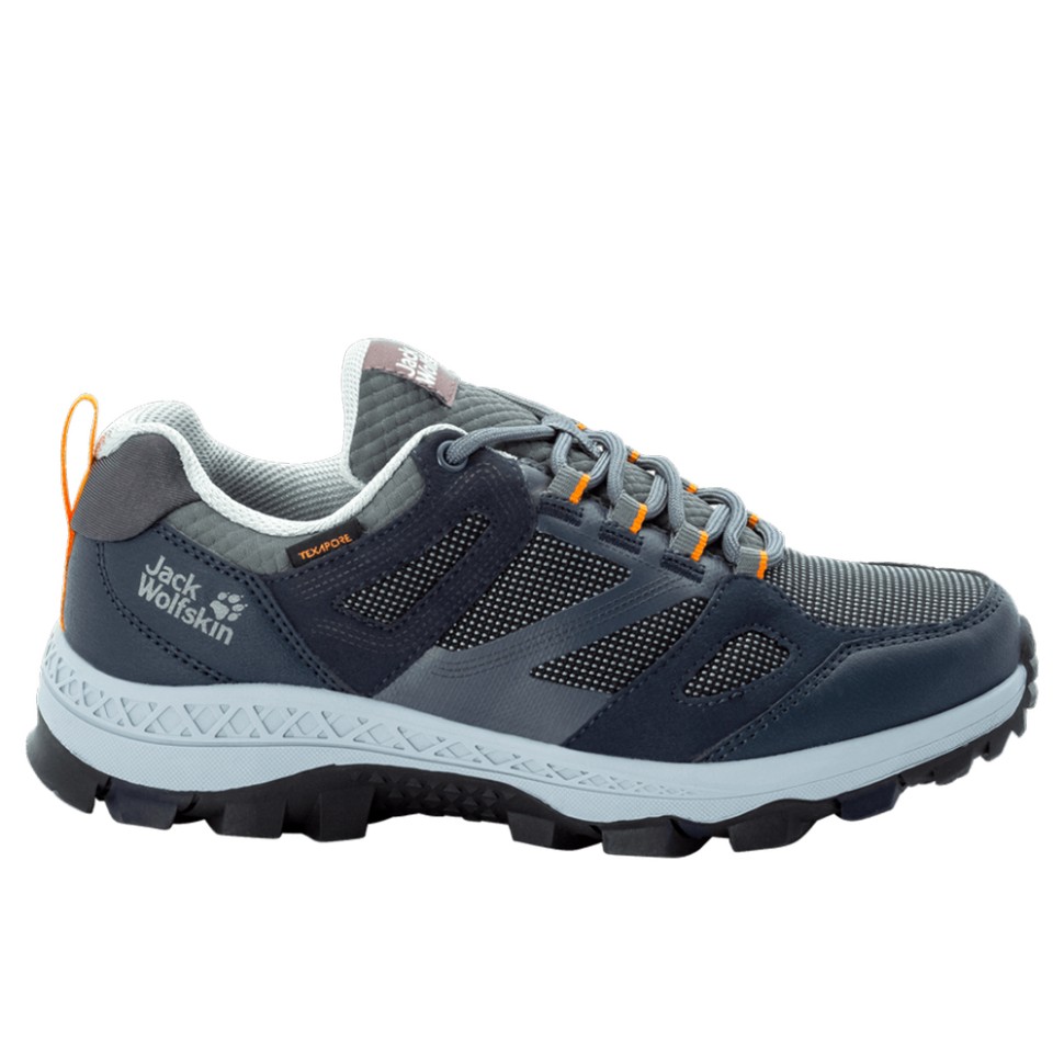 Напівчеревики жіночі Jack Wolfskin Downhill Texapore Low W темно-сині 4044151-1199 — фото 1