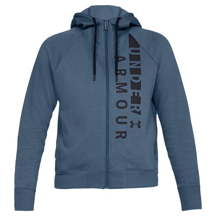 Толстовка женская Under Armour Cotton Fleece WM FZ синяя 1321186-414 изображение 1