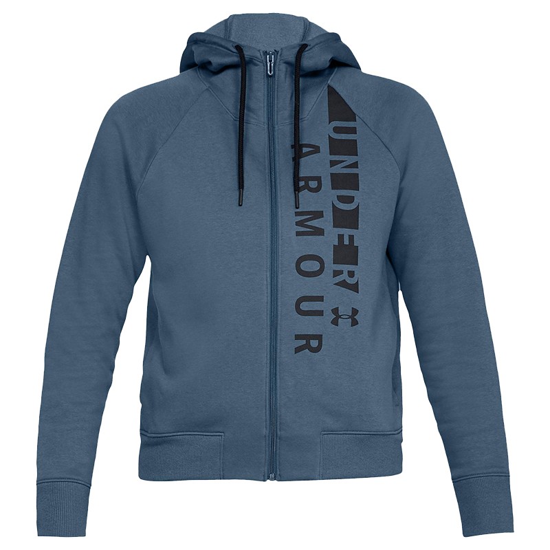 Толстовка женская Under Armour Cotton Fleece WM FZ синяя 1321186-414 изображение 1