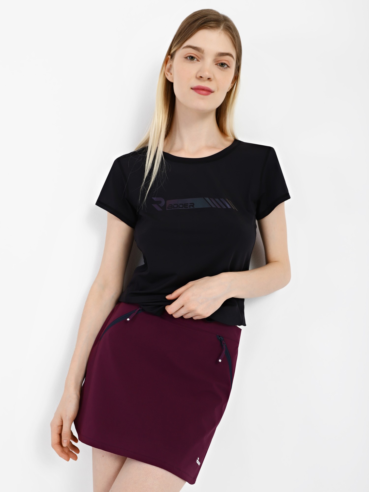 Юбка женская Radder Weipa бордовая 122222-670 изображение 3