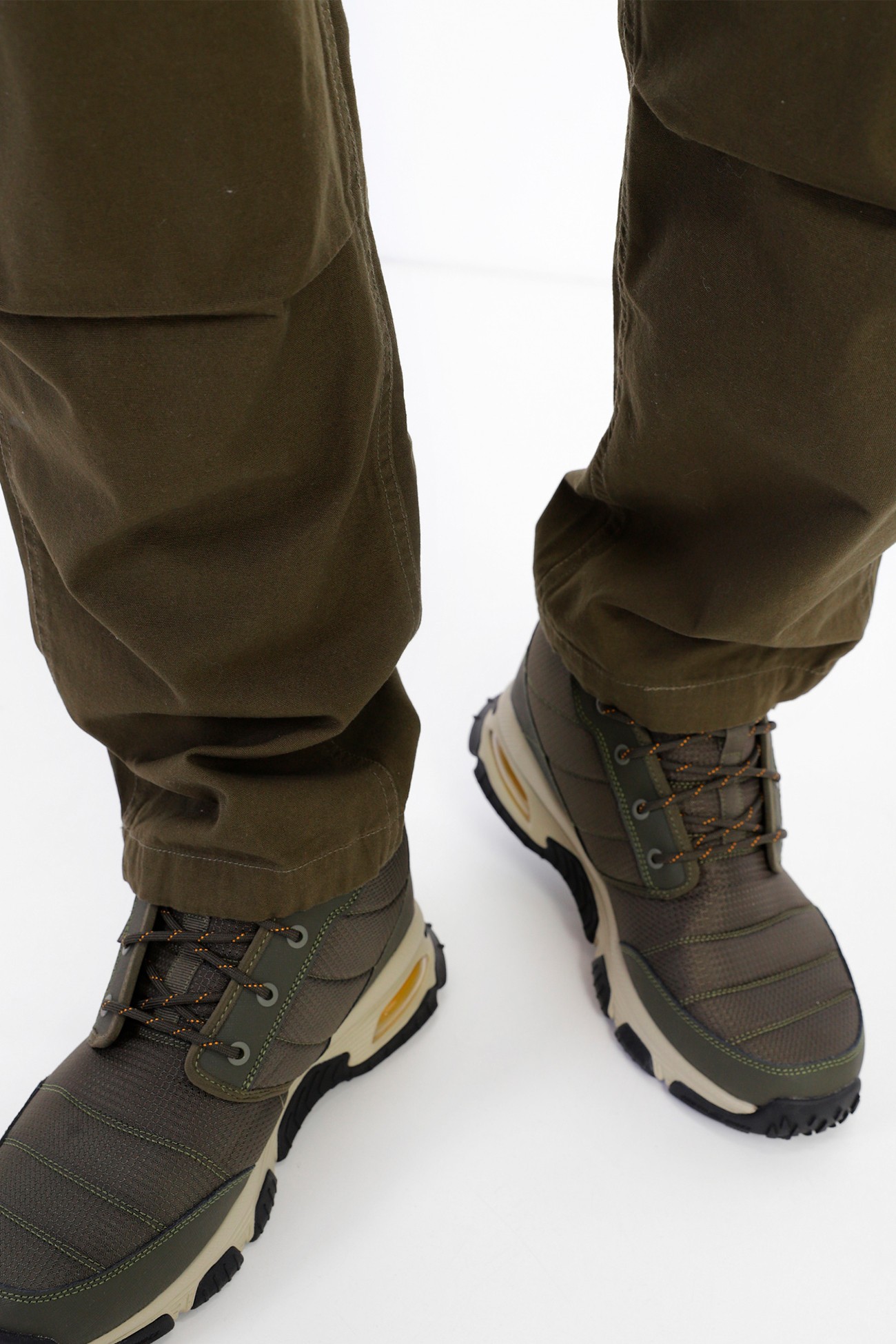 Ботинки мужские Skechers Skech-Air Envoy зеленые 237317 OLV изображение 5