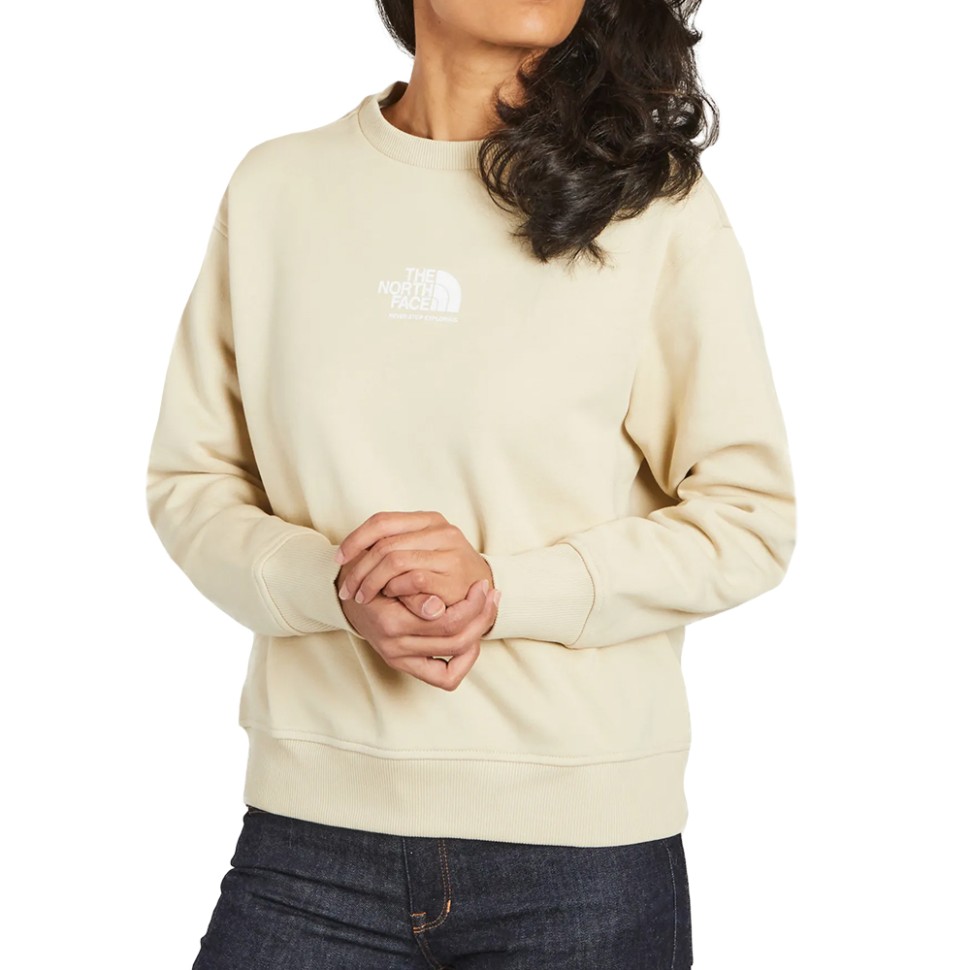 Толстовка женская The North Face W COORDINATES CR бежевая NF0A7X2F3X41