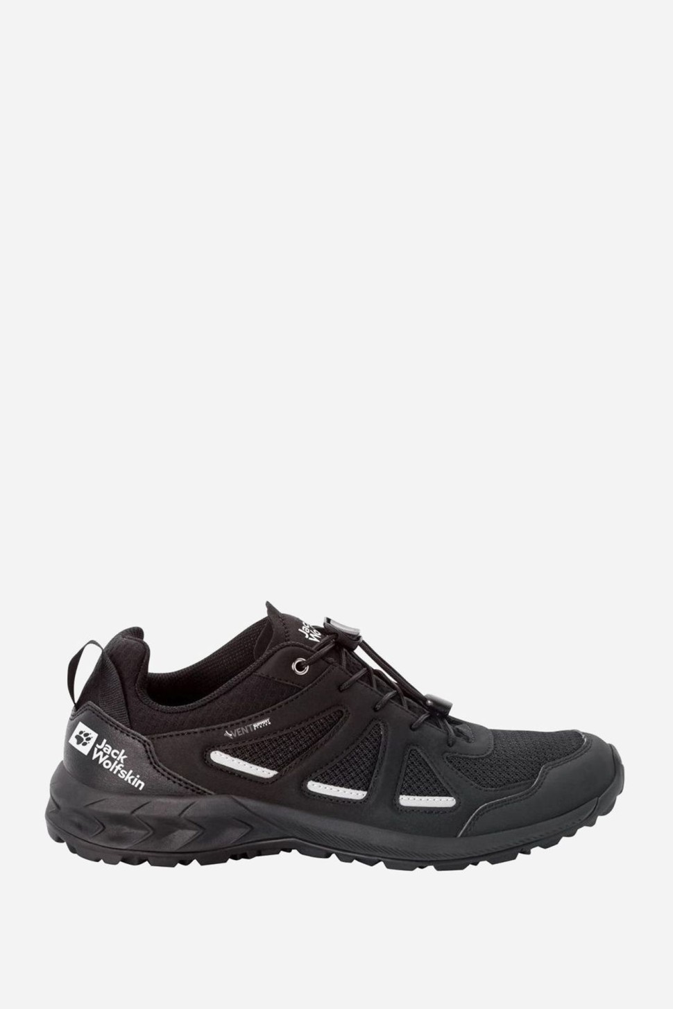 Кросівки чоловічі Jack Wolfskin WOODLAND 2 VENT LOW M чорні 4051281-6053 — фото 2