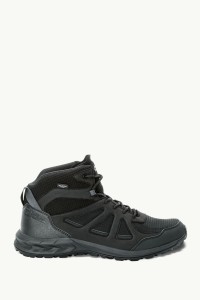 Черевики чоловічі Jack Wolfskin WOODLAND 2 TEXAPORE MID M чорні 4051261-6000 изображение 2