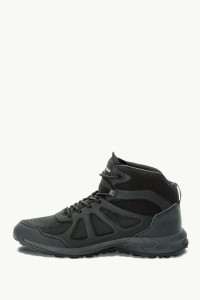 Черевики чоловічі Jack Wolfskin WOODLAND 2 TEXAPORE MID M чорні 4051261-6000 изображение 3