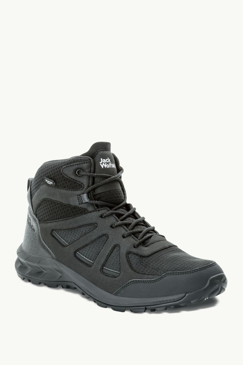 Черевики чоловічі Jack Wolfskin WOODLAND 2 TEXAPORE MID M чорні 4051261-6000 — фото 5