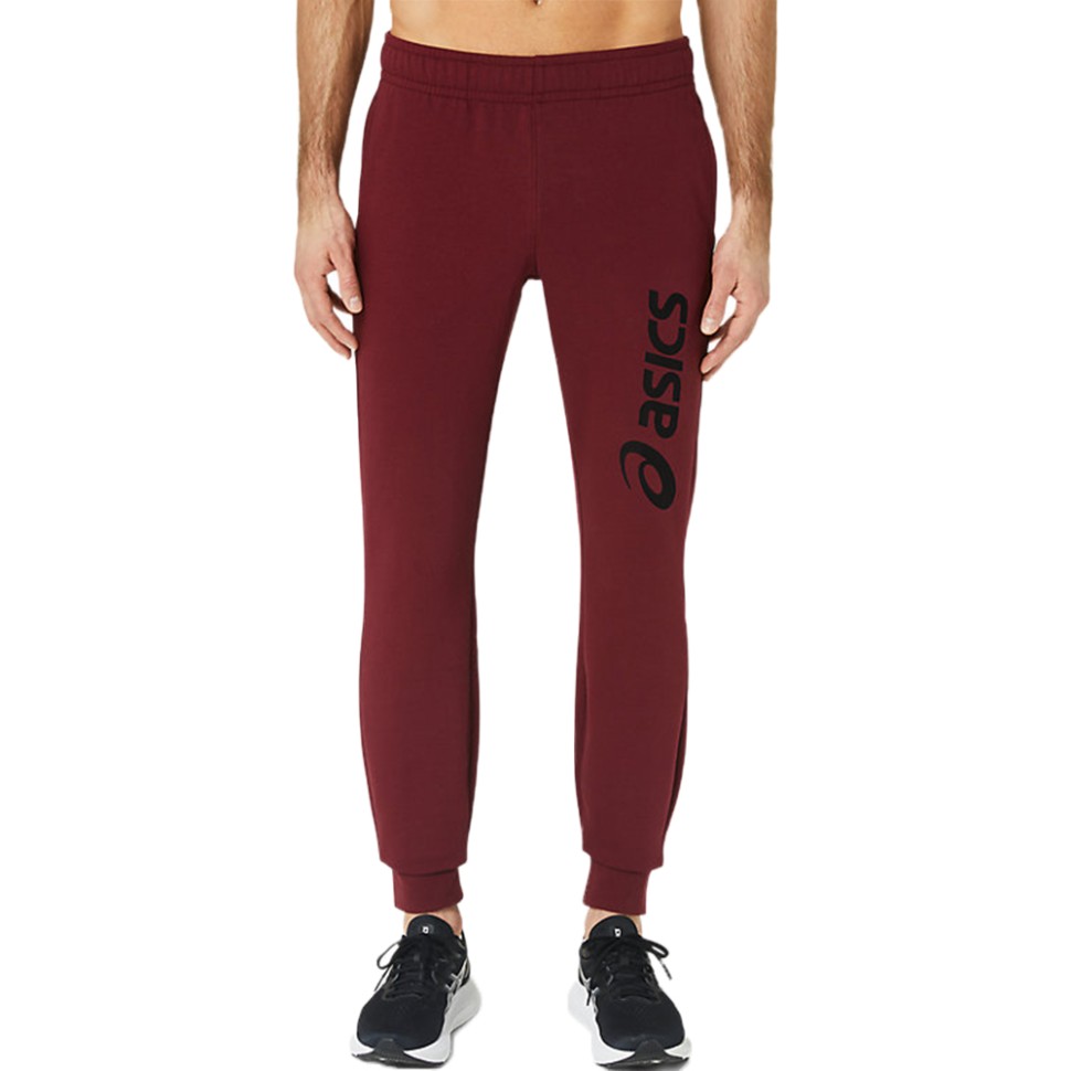 Штани чоловічі Asics ASICS BIG LOGO SWEAT PANT бордові 2031A977-601 — фото 1