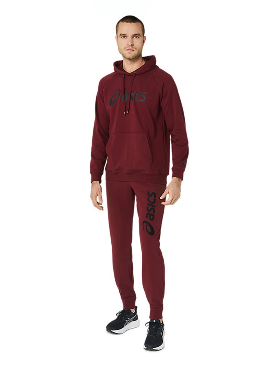 Штани чоловічі Asics ASICS BIG LOGO SWEAT PANT бордові 2031A977-601 — фото 3