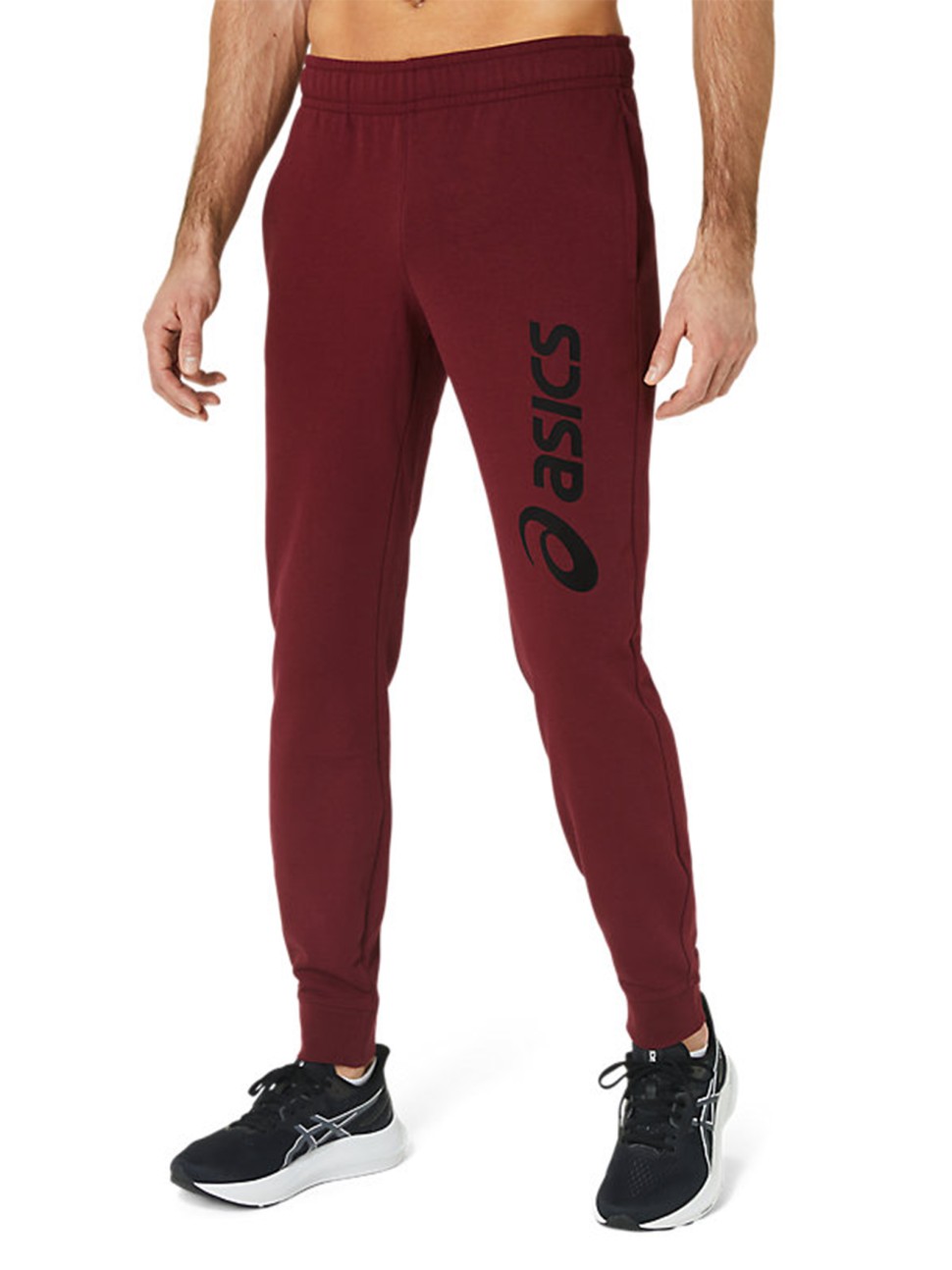 Штани чоловічі Asics ASICS BIG LOGO SWEAT PANT бордові 2031A977-601 — фото 5