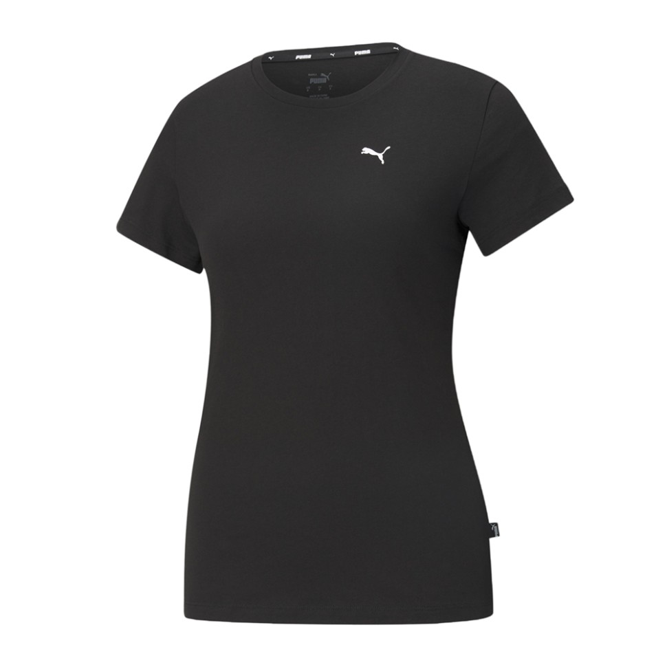 Футболка жіноча Puma ESS Small Logo Tee чорна 58677651 — фото 1