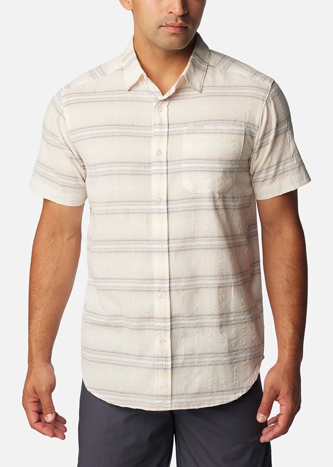Сорочка чоловіча Columbia RAPID RIVERS™ NOVELTY SHORT SLEEVE біла 1990801-101 — фото 2