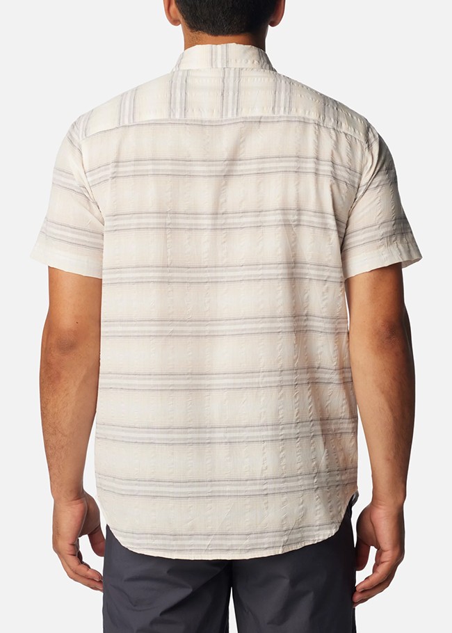 Рубашка мужская Columbia RAPID RIVERS™ NOVELTY SHORT SLEEVE белая 1990801-101 изображение 3