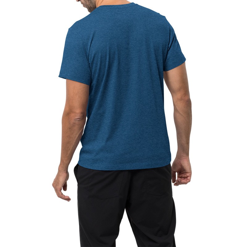 Футболка чоловіча Jack Wolfskin Синя 1806541-1134 изображение 2