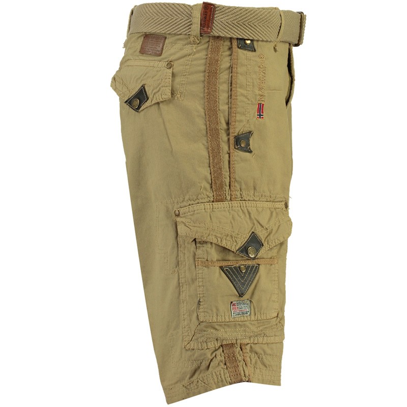 Шорты мужские Geographical Norway бежевые SR019H-125 изображение 3