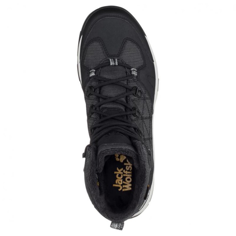 Ботинки мужские Jack Wolfskin COLD TERRAIN TEXAPORE MID M черные 4020502-6053 изображение 2