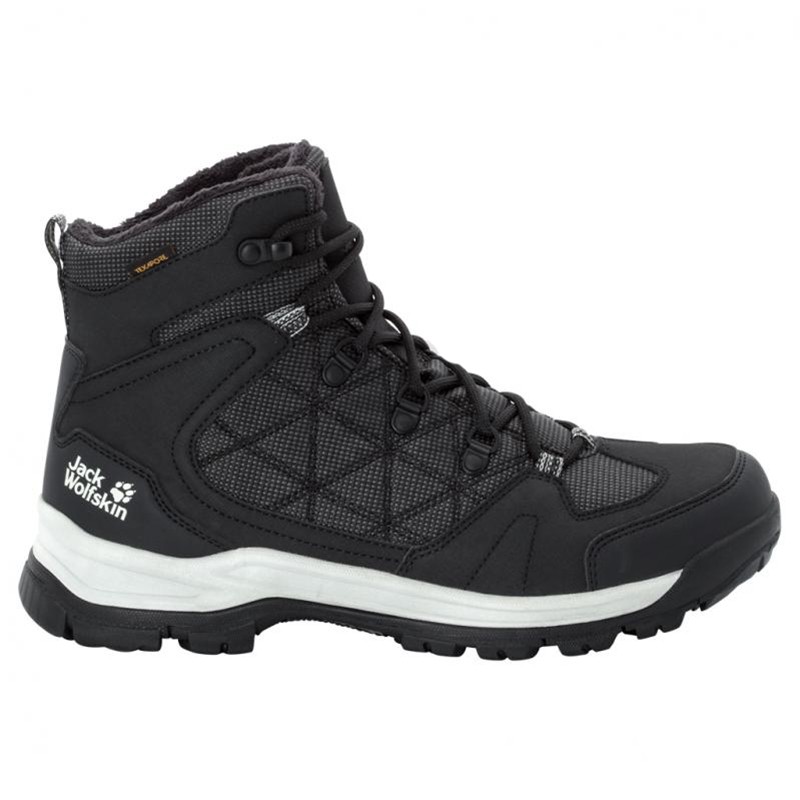 Ботинки мужские Jack Wolfskin COLD TERRAIN TEXAPORE MID M черные 4020502-6053 изображение 1