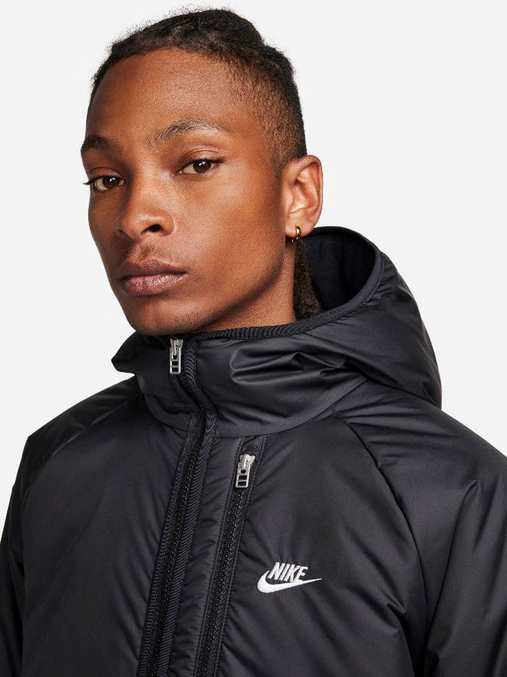 Куртка мужская Nike M NSW TF RPL LEGACY HD JKT черная DX2038-010 изображение 5