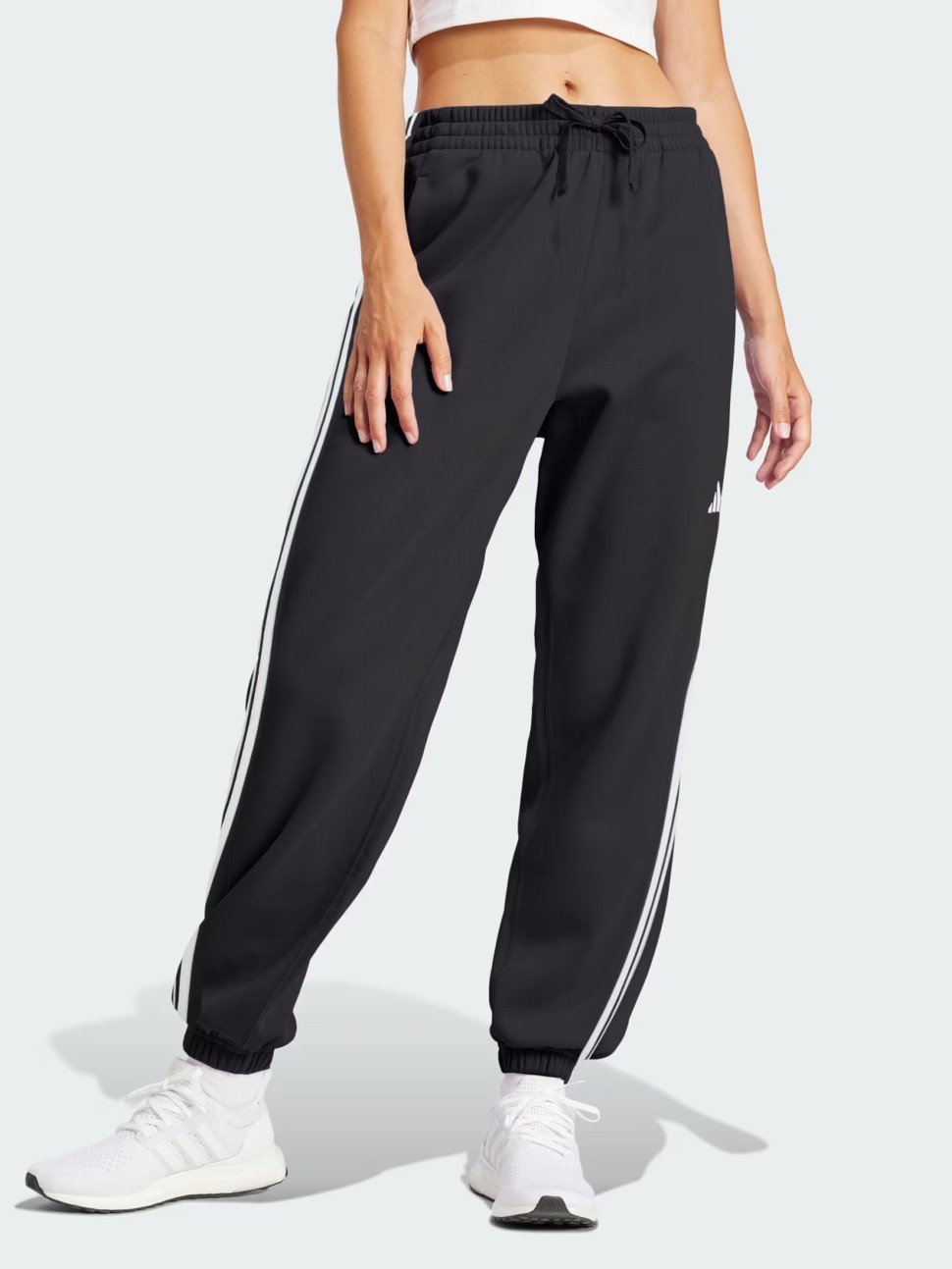 Штани жіночі Adidas W 3S FT CF PT чорні JD5302 — фото 2