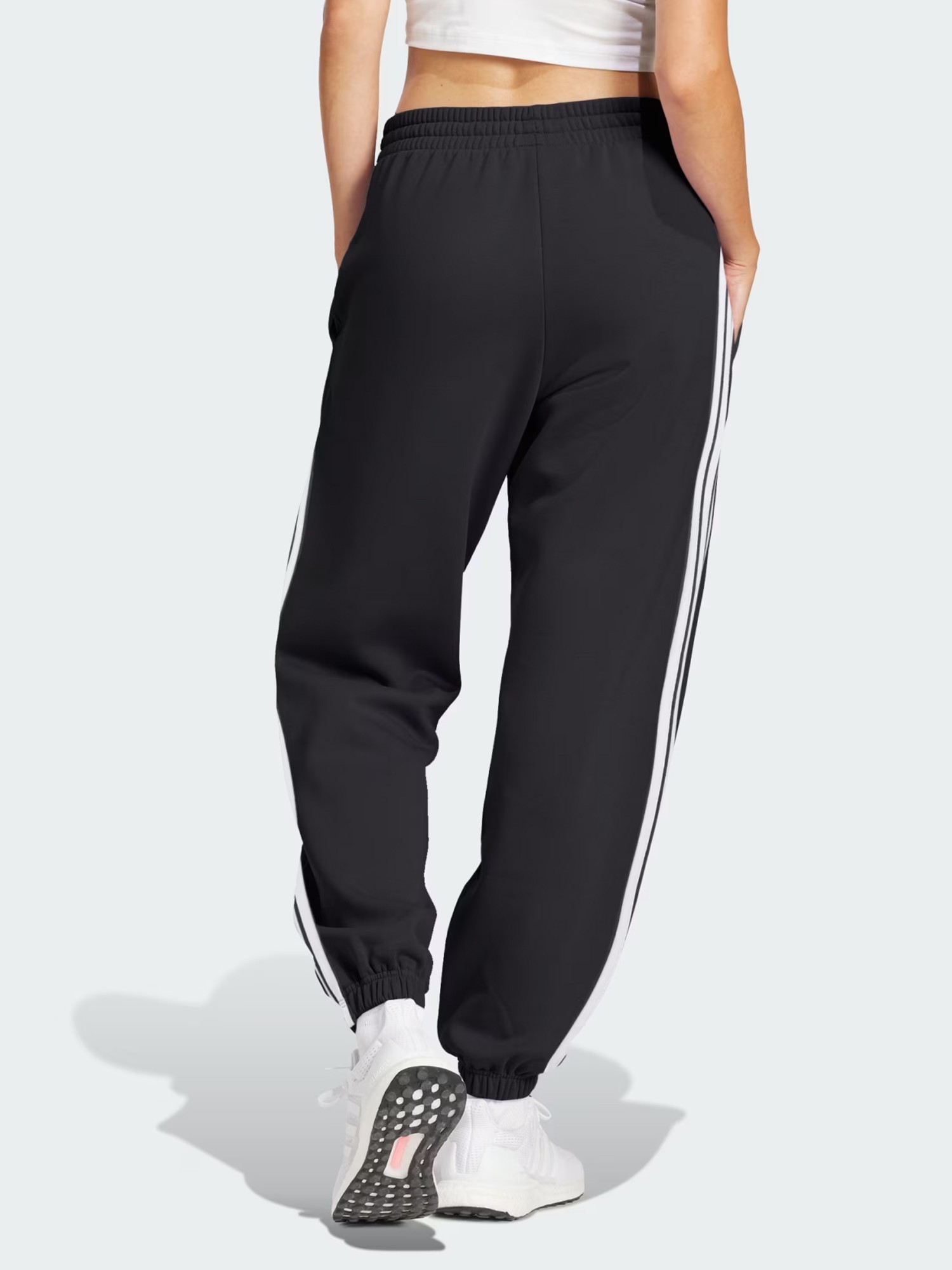 Брюки женские Adidas W 3S FT CF PT черные JD5302 изображение 3