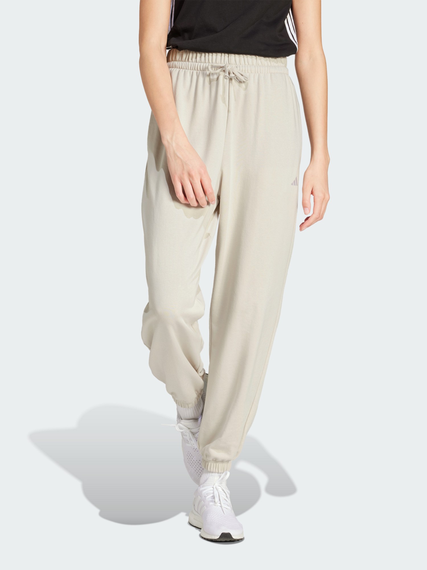 Брюки женские Adidas W SL FT CF PT бежевые JC8305 изображение 2