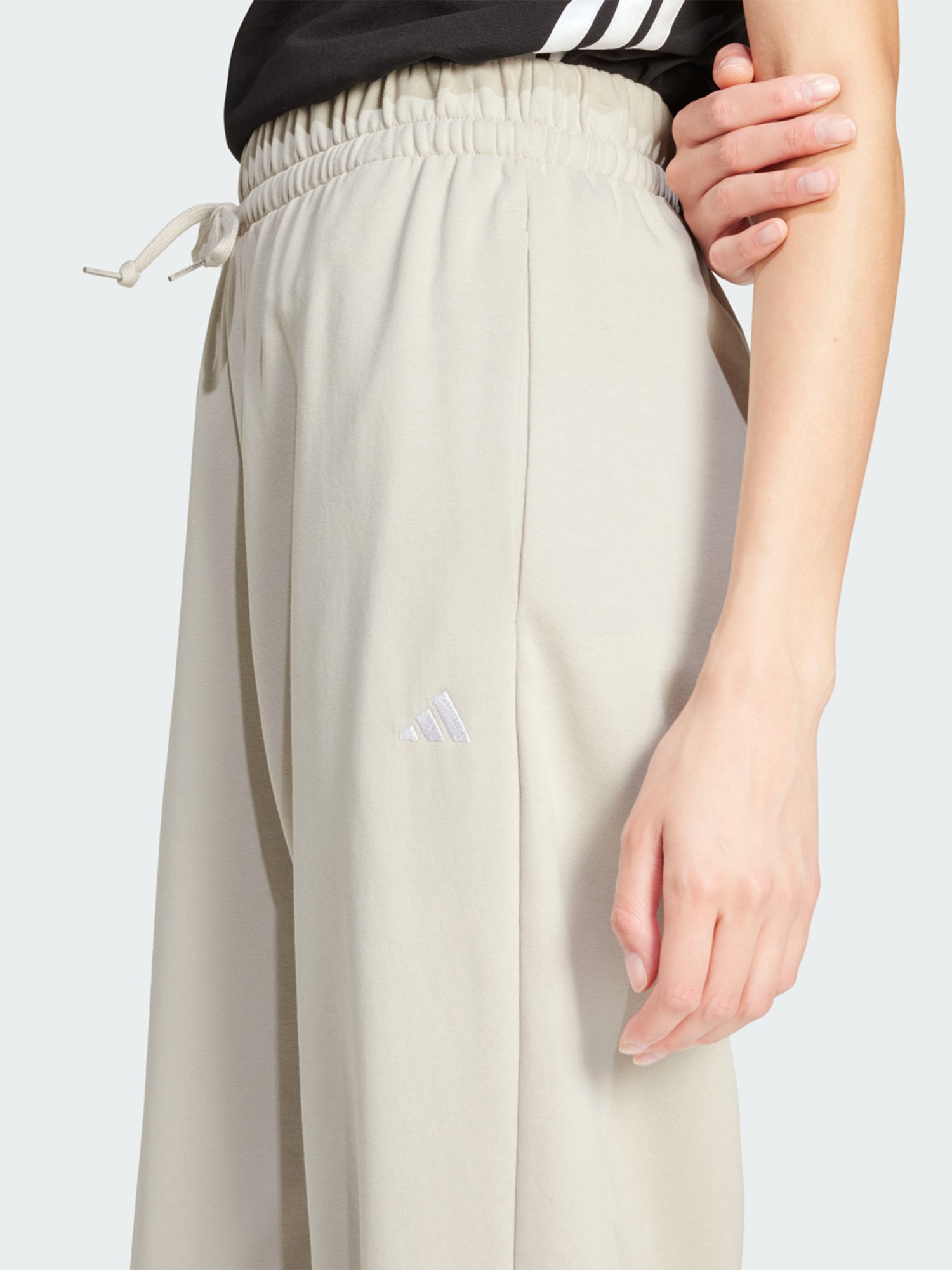 Брюки женские Adidas W SL FT CF PT бежевые JC8305 изображение 5