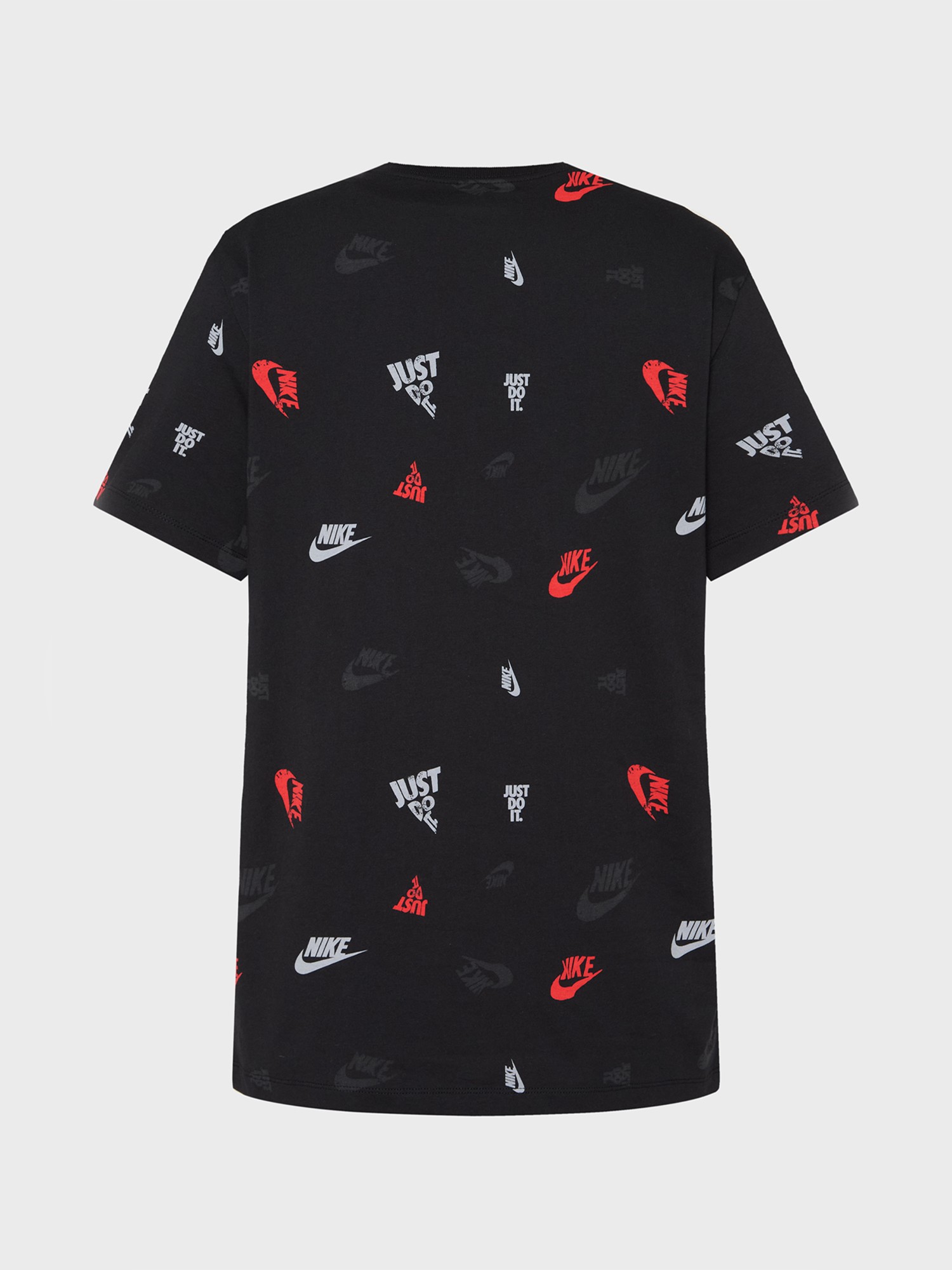 Футболка мужская Nike M NSW TEE 12MO AOP SP25 черная HJ0561-010 изображение 3