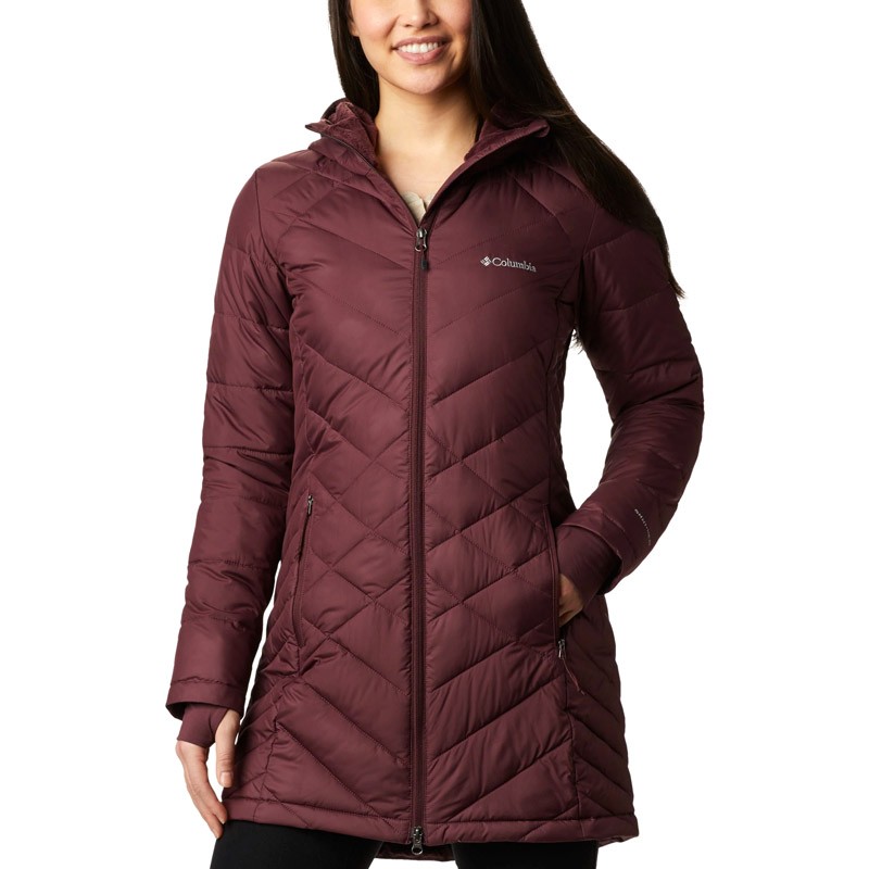 Куртка жіноча Columbia  Heavenly™ Long Hooded Jacket бордова 1738161-671 изображение 1