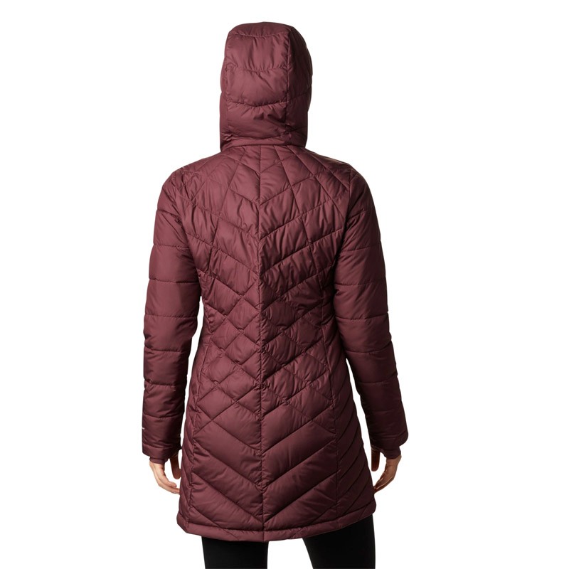 Куртка жіноча Columbia  Heavenly™ Long Hooded Jacket бордова 1738161-671 изображение 2