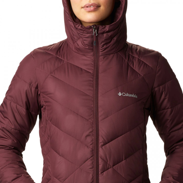 Куртка жіноча Columbia  Heavenly™ Long Hooded Jacket бордова 1738161-671
