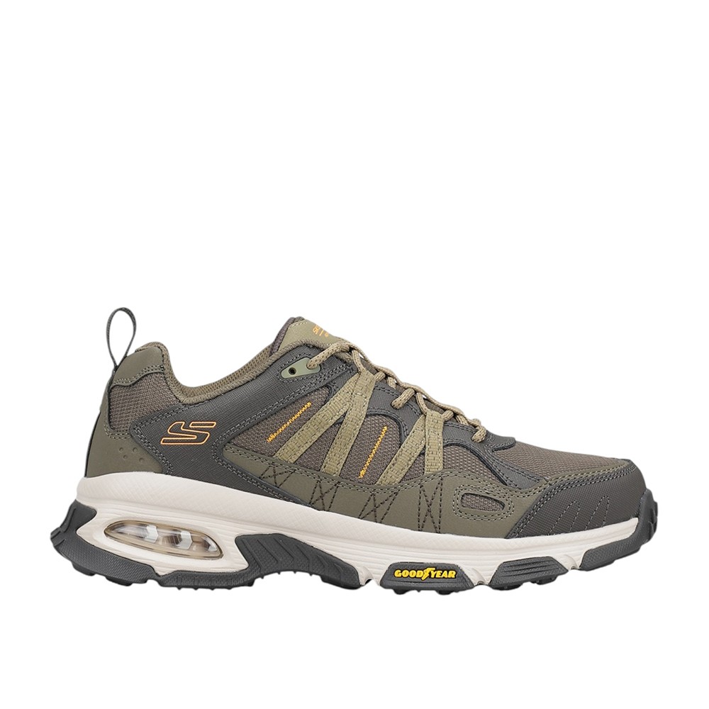 Кроссовки мужские Skechers SKECH-AIR ENVOY оливковые 237211 OLV
