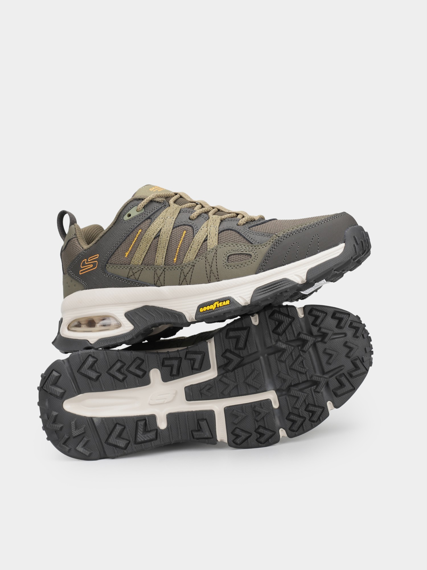 Кросівки чоловічі Skechers SKECH-AIR ENVOY оливкові 237211 OLV изображение 5