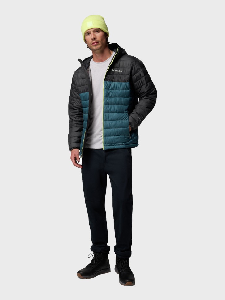 Куртка мужская Columbia Powder Lite™ II Hooded Jacket бирюзовая 2086941-429 изображение 2