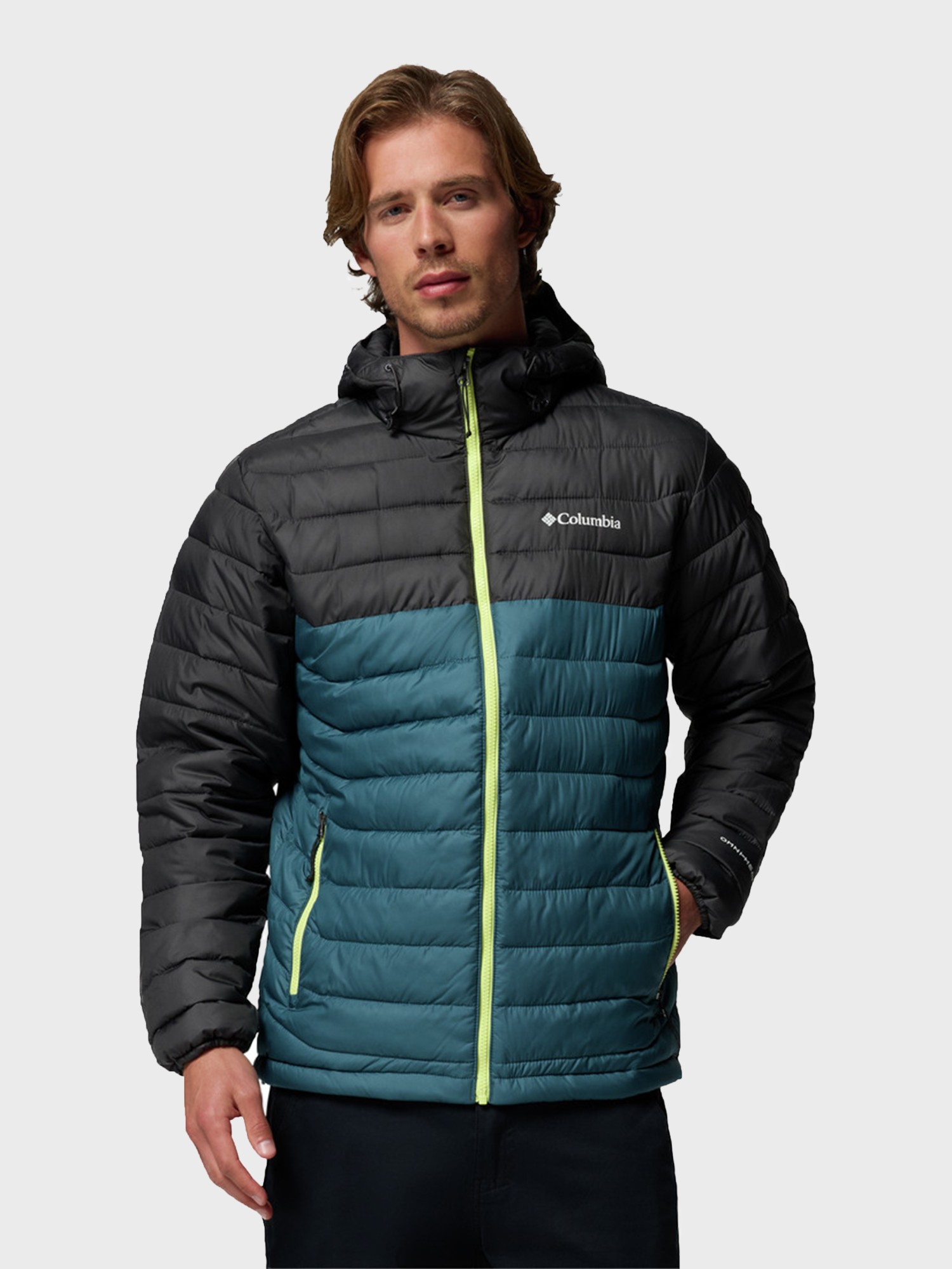Куртка мужская Columbia Powder Lite™ II Hooded Jacket бирюзовая 2086941-429 изображение 3