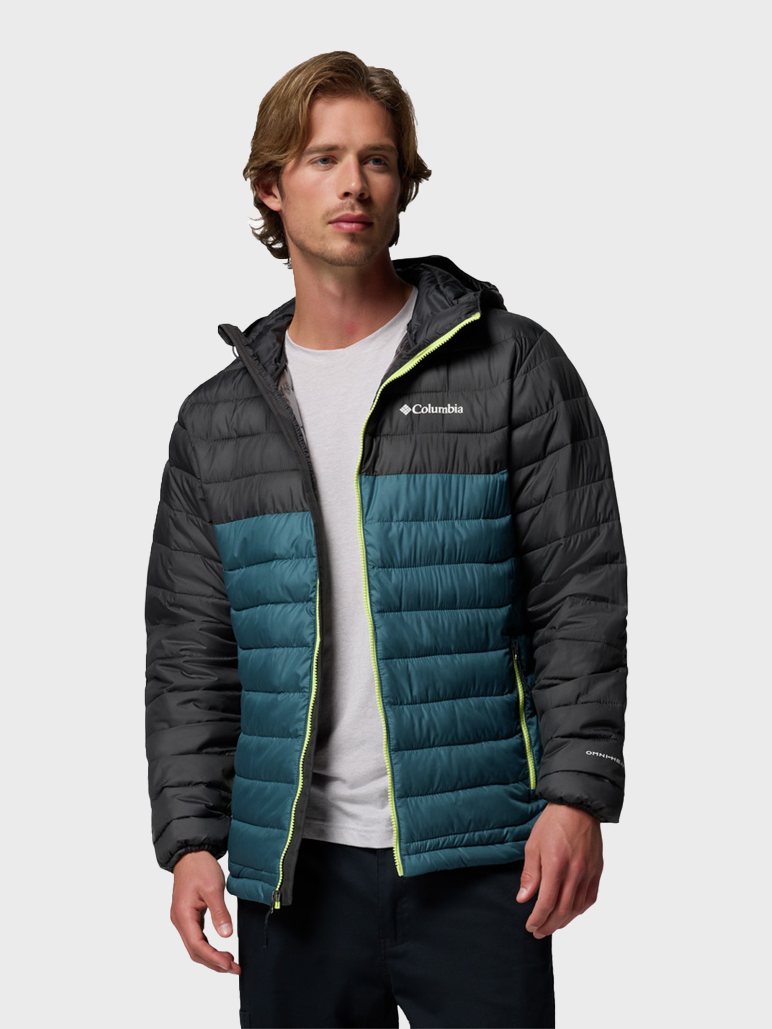 Куртка мужская Columbia Powder Lite™ II Hooded Jacket бирюзовая 2086941-429 изображение 6