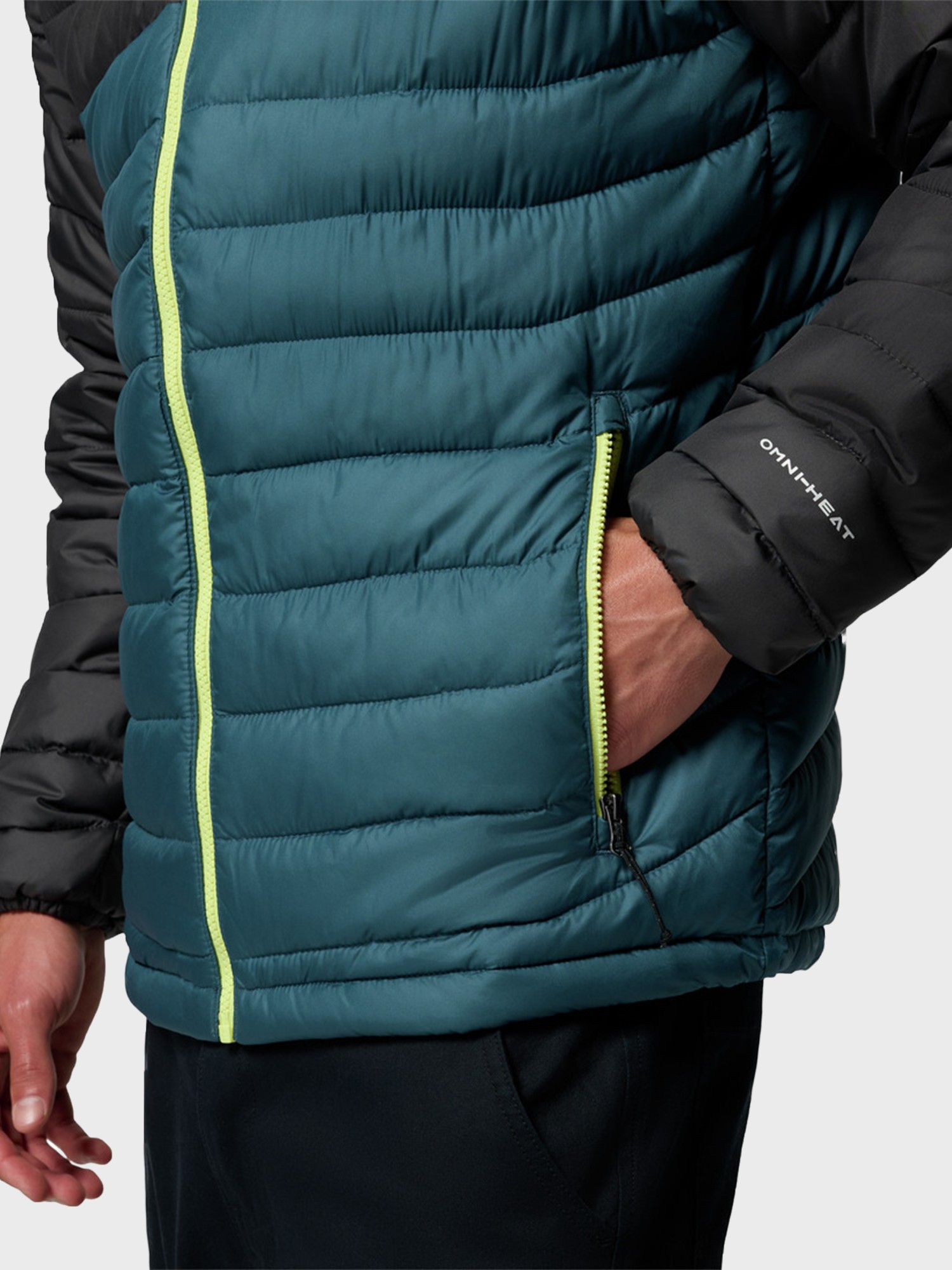 Куртка мужская Columbia Powder Lite™ II Hooded Jacket бирюзовая 2086941-429 изображение 9