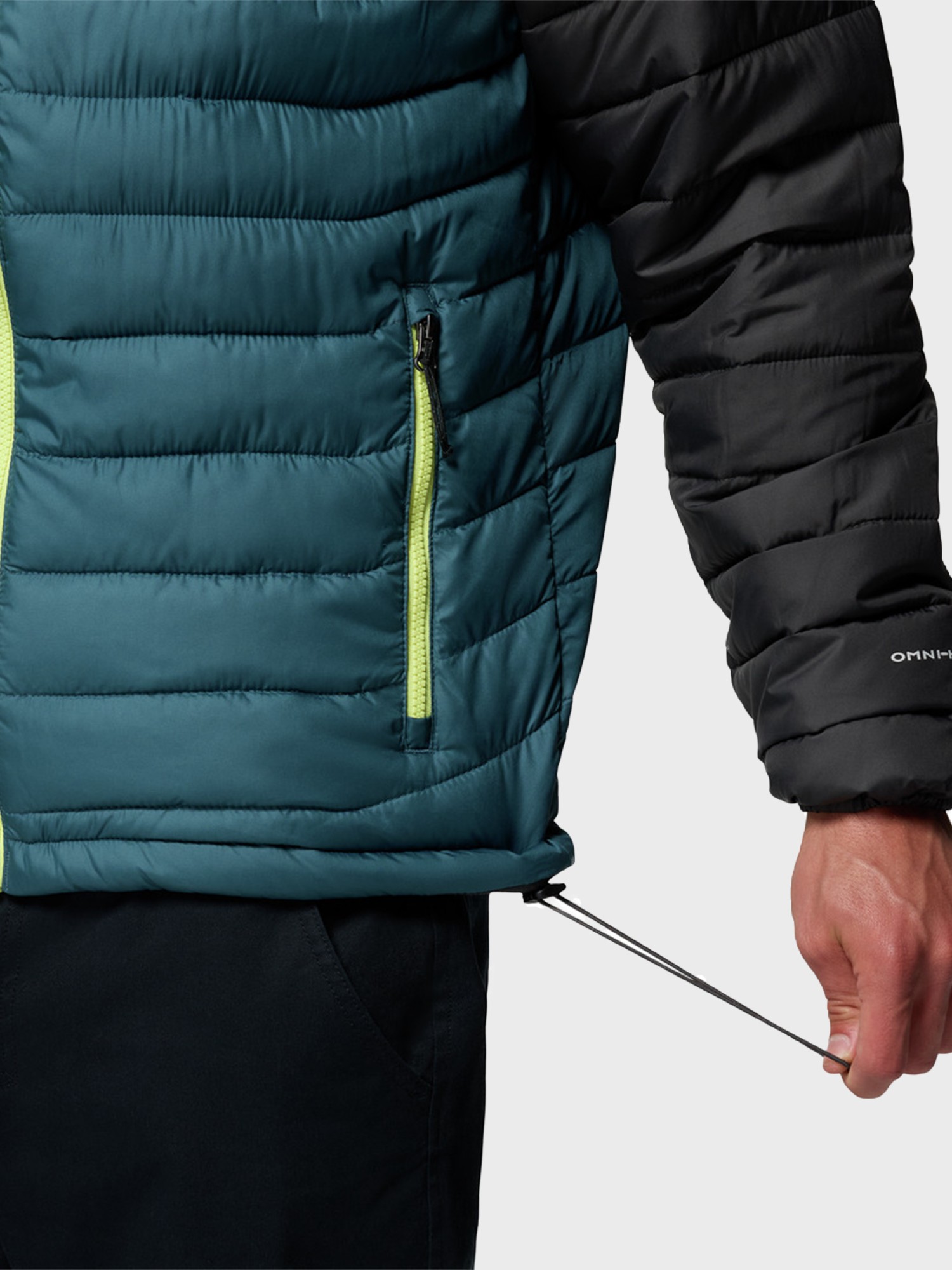 Куртка мужская Columbia Powder Lite™ II Hooded Jacket бирюзовая 2086941-429 изображение 10