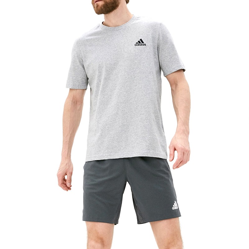 Футболка чоловіча Adidas M Sl Sj T сіра GK9641 — фото 2 — Sport City Футболка чоловіча Adidas M Sl Sj T сіра GK9641 — фото 2
