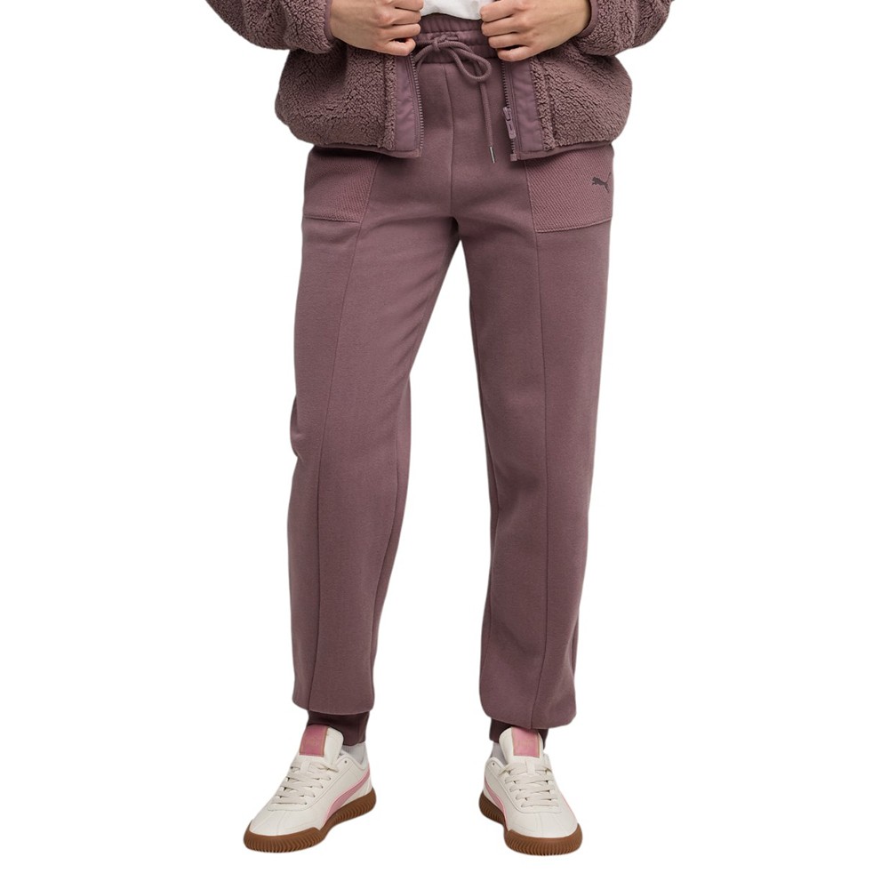 Брюки женские Puma HER High-Waist Sweatpants фиолетовые 63301288