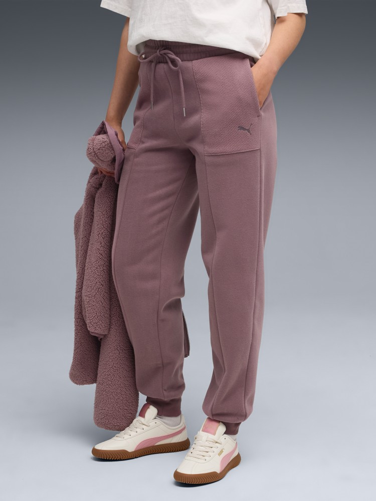 Штани жіночі Puma HER High-Waist Sweatpants фіолетові 63301288 изображение 3