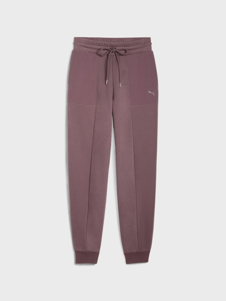 Штани жіночі Puma HER High-Waist Sweatpants фіолетові 63301288 изображение 5