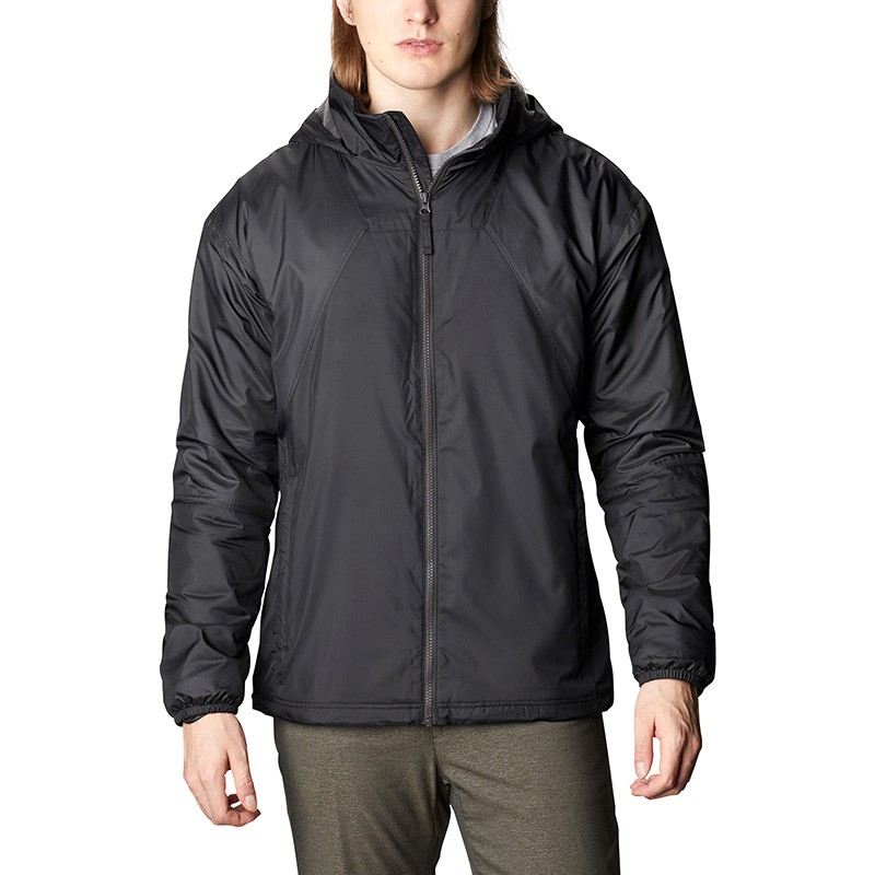 Ветровка мужская Columbia Kingman Lake™ Lined Windbreaker черная 1940371-011 — фото 1