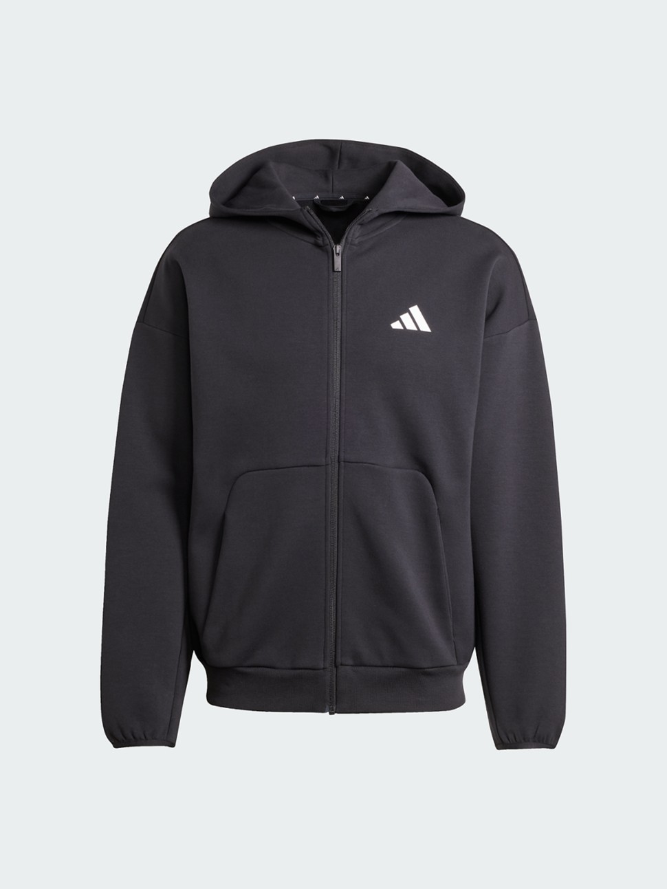 Толстовка чоловіча Adidas M FI SL FZ чорна JI8768 — фото 7