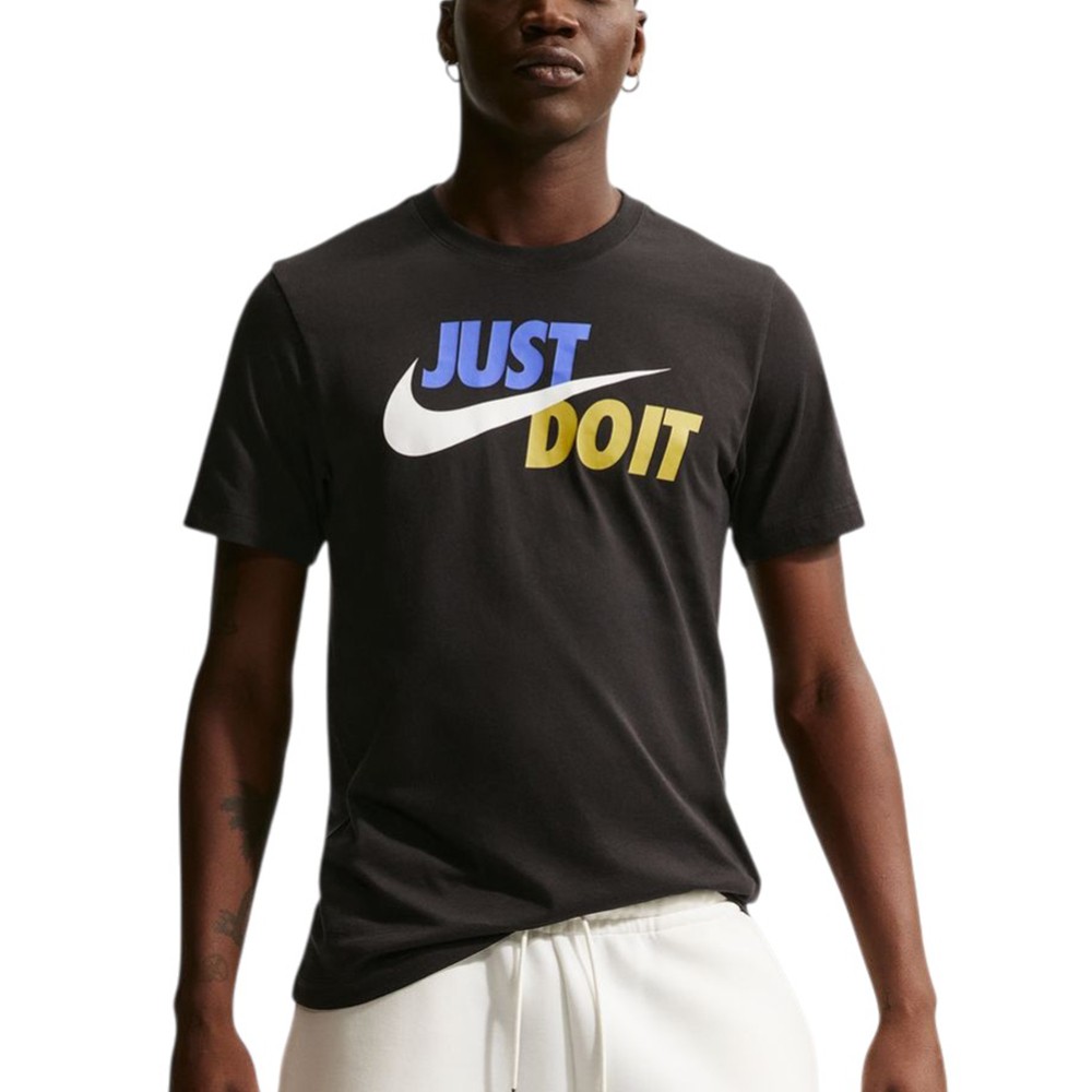 Футболка мужская Nike M NSW TEE JUST DO IT SWOOSH черная AR5006-014 изображение 1