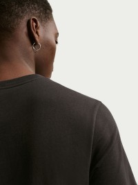 Футболка мужская Nike M NSW TEE JUST DO IT SWOOSH черная AR5006-014 изображение 5