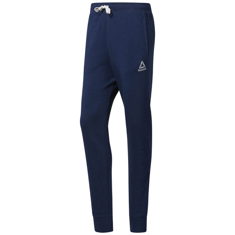 Брюки мужские Reebok EL FT Cuff Pants синие BK5053