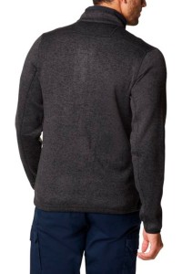 Толстовка чоловіча Columbia SWEATER WEATHER™ FULL ZIP чорний 1954101-010 изображение 2