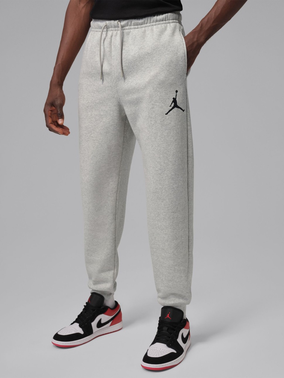 Men's pants Nike M J JUMPMAN FLC PANT 2 gray IR0331-050 — photo 2